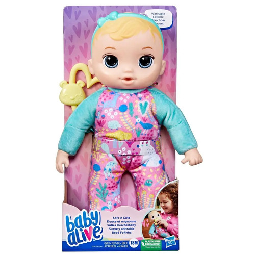 Baby Alive Soft 'N' Cute Blonde Doll