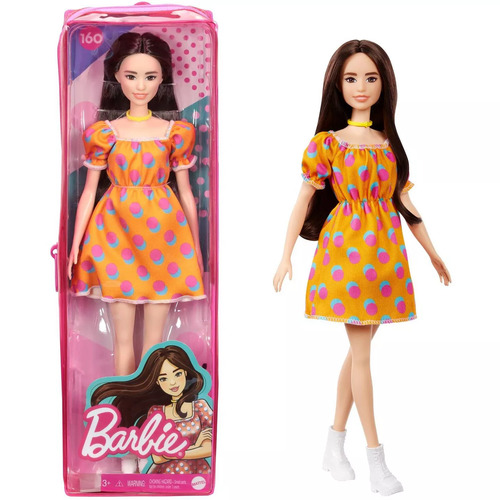 Barbie Fashionistas Doll 160 Polka Dot Off Dress