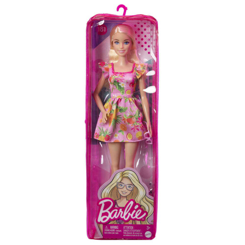 Barbie Fashionistas Doll 181 Fruit Print Dress