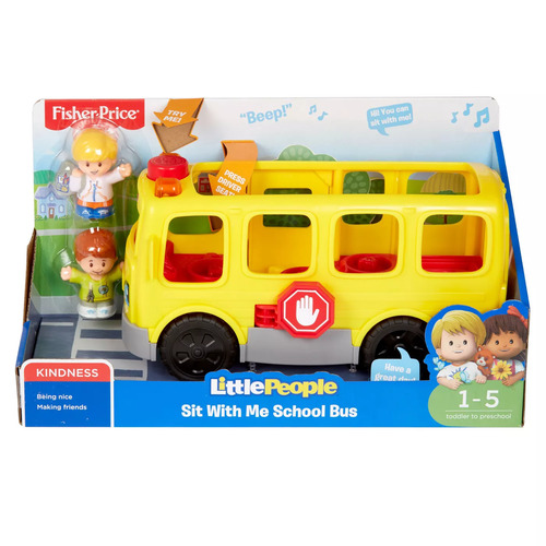 Little People Sit With Me School Bus Large Vehicle