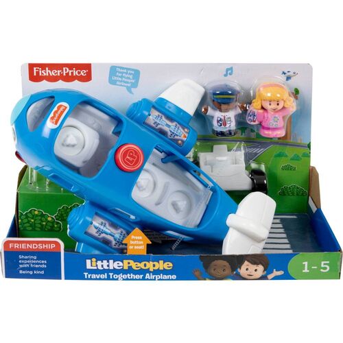 Little People Travel Together Airplane Large Vehicle
