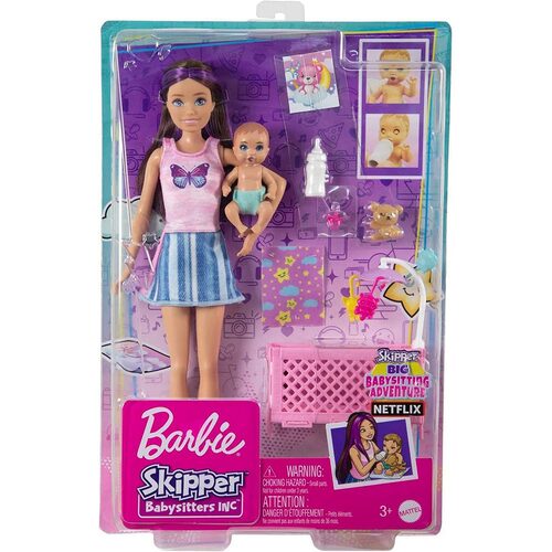 Barbie Skipper Babysitters Inc Dolls and Playset