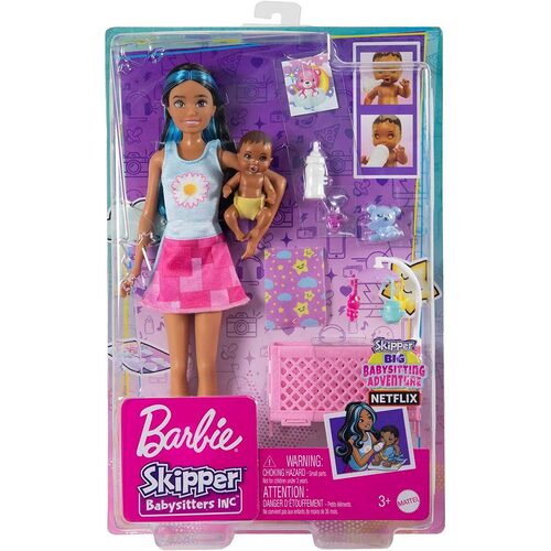 Barbie Skipper Babysitters Inc Dolls and Playset