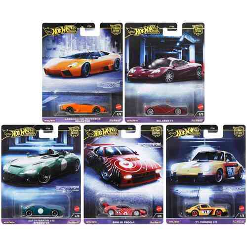 Hot Wheels Car Culture Exotic Envy 959F Set of 5