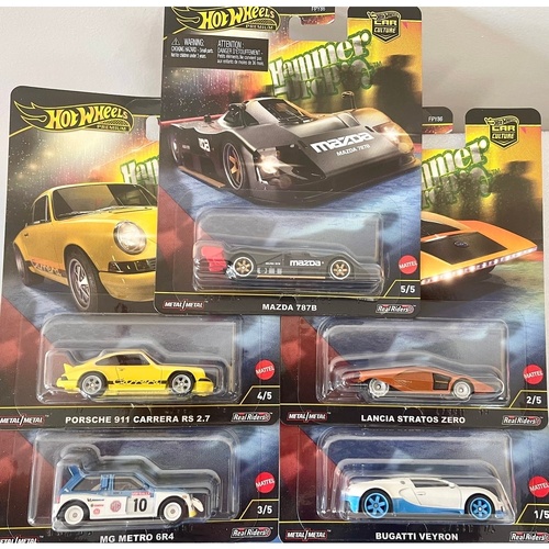 Hot Wheels Premium Car Culture Hammer Drops Set of 5