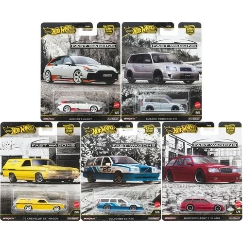 Hot Wheels Premium Car Culture Set-Fast Wagons (case 961J)