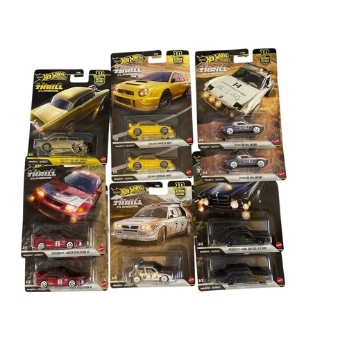 Hot Wheels Car Culture Thrill Climbers Full Box Inclued Chase