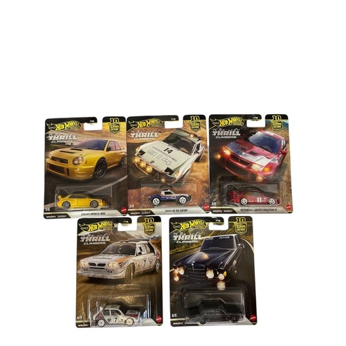 Hot Wheels Car Culture Thrill Climbers – Set of 5