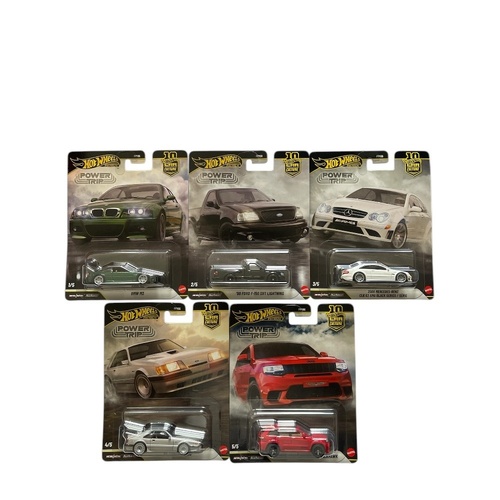 Hot Wheels Car culture Power Trip Set of 5