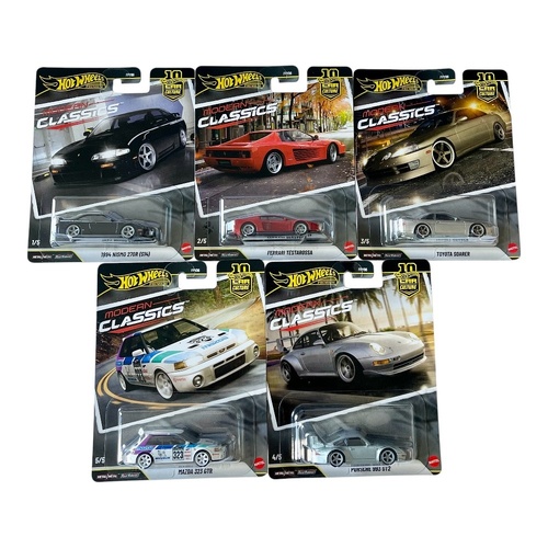 Hot WHeels Car Culture Modern Classics Set of 5