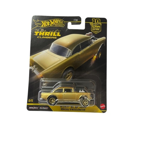 Hot Wheels Car Culture Thrill Climbers - '55 Chevy Bel Air Gasser Vehicule D'Acceleration (Chase)