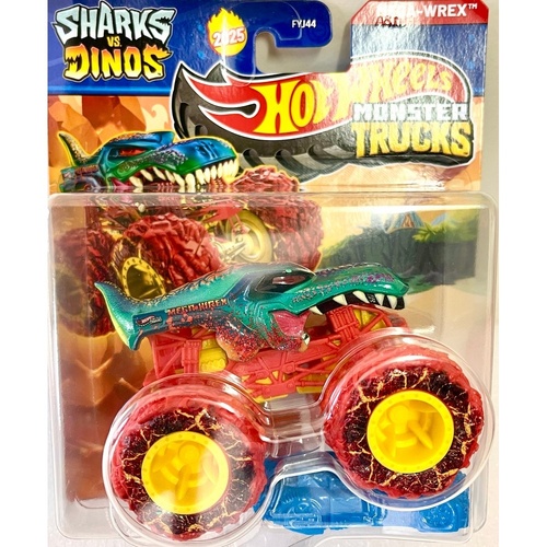 Hot Wheels Monster Truck 1:64 Sharks VS Dinos 2025