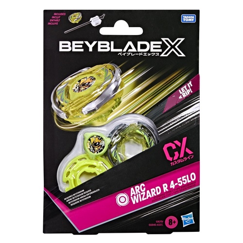 Beyblade X CX Arc Wizard R 4-55LO Starter Pack with Launcher