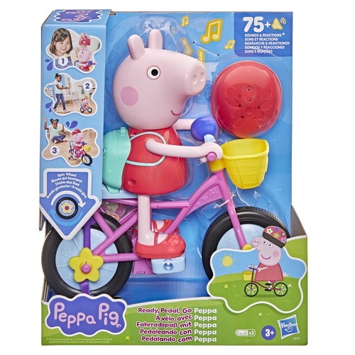 Peppa Pig Ready, Pedal, Go Peppa Interactive Bicycle Toy
