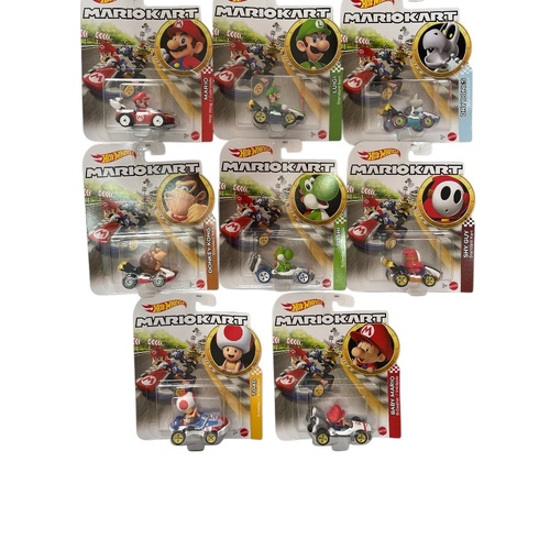Hot Wheels Mario Kart Set of 8 958B Case 2026