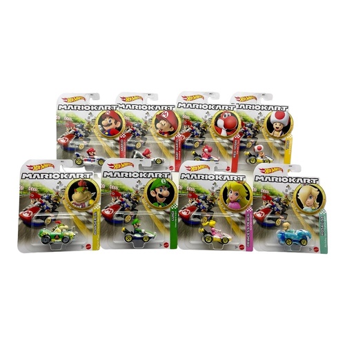 Hot Wheels Mario Kart Set of 8 2026