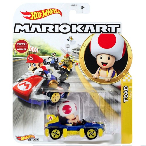 Hot Wheels Mario Kart Toad Mach 8