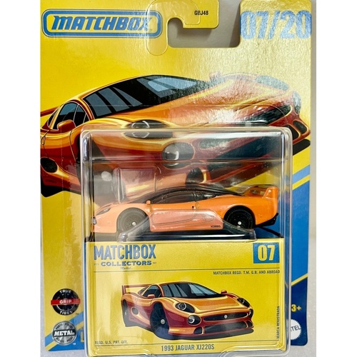 Matchbox Collector 07/20 1993 Jaguar XJ220S