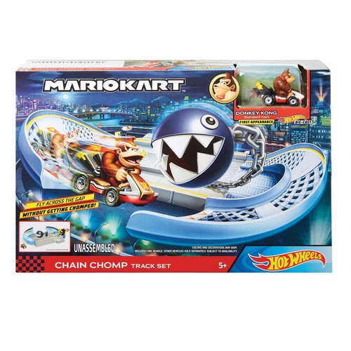 Hot Wheels Mariokart Chain Chomp Track Set