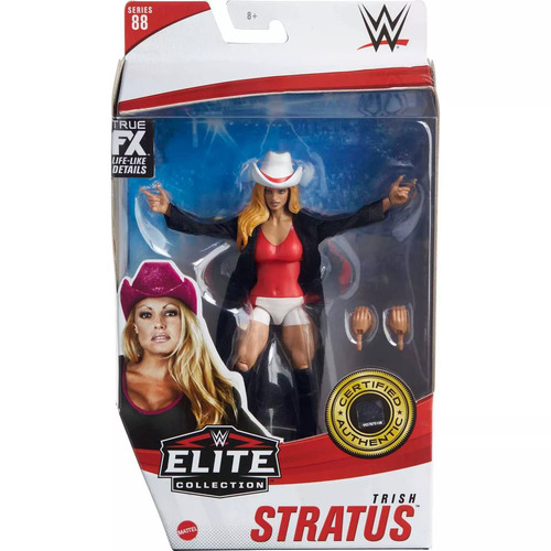 WWE Elite Collection 88 Trish Stratus Action Figure Pink or Red Assorted
