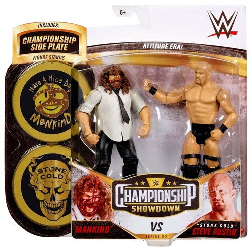 WWE Championship Showdown Mankind vs Stone Cold Steve Austin