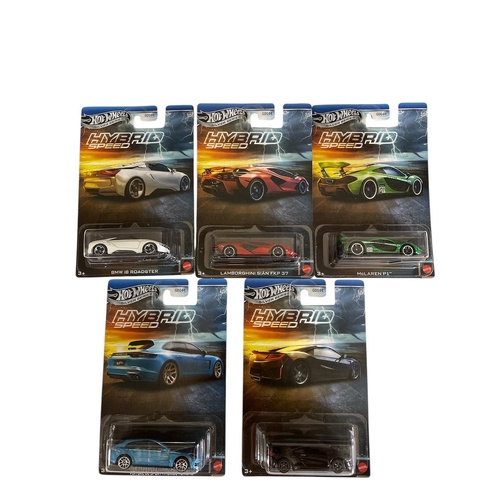 Hot Wheels Silver Series Hybrid Speed Set of 5
