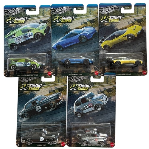Hot Wheels Silver Series Summit Surge Set of 5