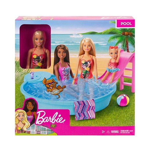 Barbie Doll and Pool Playset