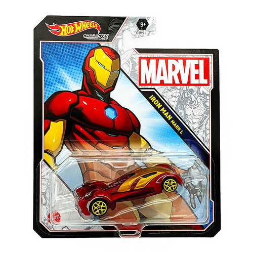 Hot Wheels Marvel Iron Man Mark L Character Cars