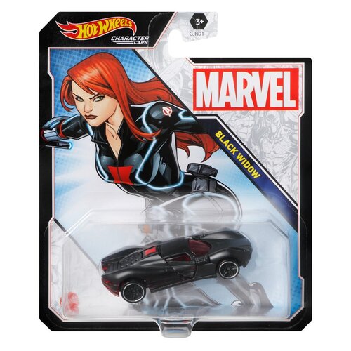 Hot Wheels Marvel Black Widow Character Cars