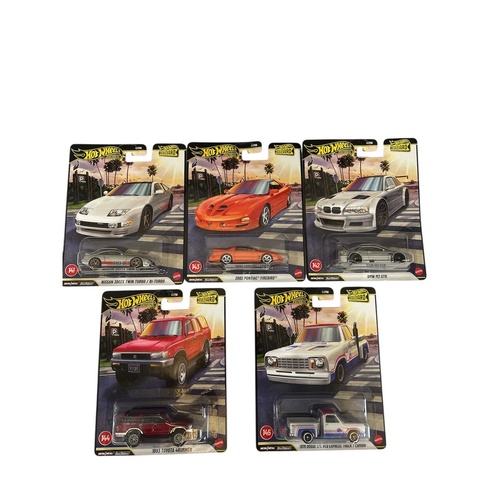 Hot Wheels Boulevard Set of 5 (#141-145)