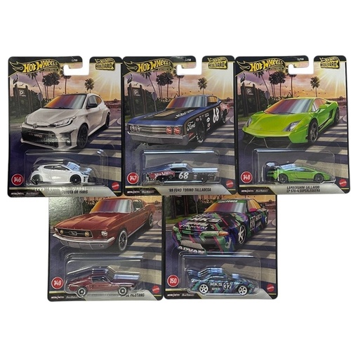 Hot Wheels Premium Boulevard Set of 5 (#146-150)
