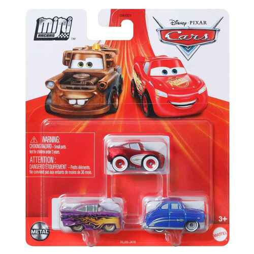 Disney Pixar Cars Mini Racers Makeover 3 Pack