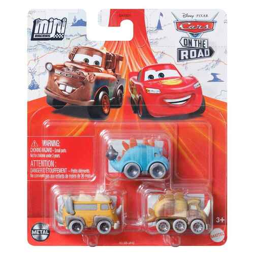 Disney Pixar Cars Dino Racers 3 Pack
