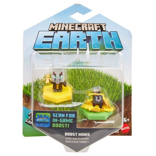 Minecraft Earth Boost Minis Undying Evoker + Snacking Rabbit