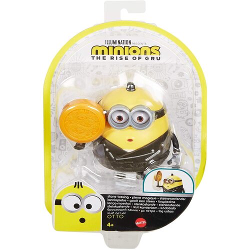 Minions Mischief Makers Otto Stone Tossing Action Figure