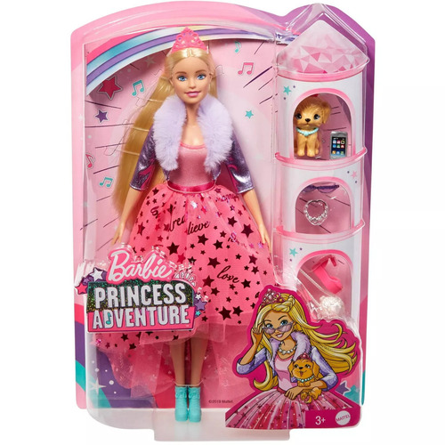 Barbie Princess Adventure Deluxe Doll with Puppy