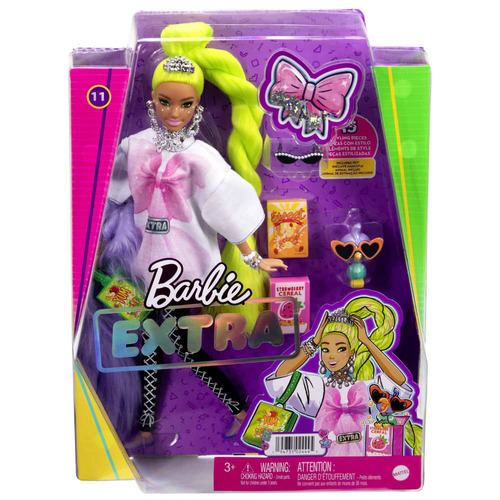 Barbie Extra Doll #11 in Oversized Tee & Leggings & Pet Parrot