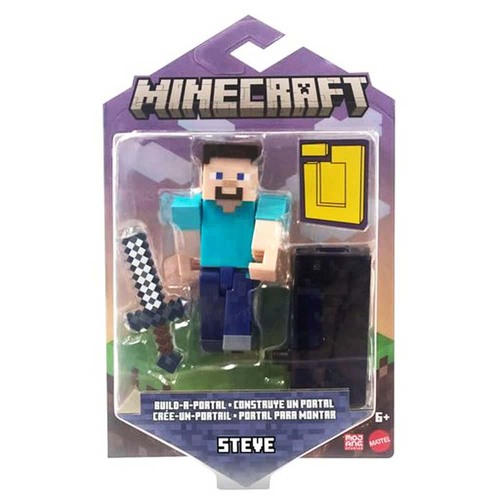 Minecraft Build-A-Portal Figure Steve