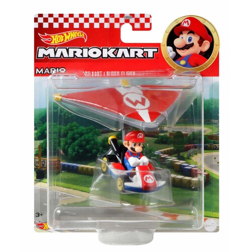 Hot Wheels Mario Kart Mario Standard Kart + Super Glider