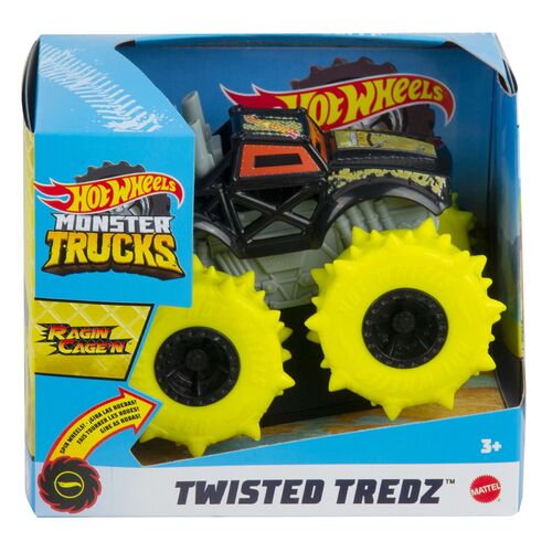 Hot Wheels Monster Trucks Twisted Tredz Ragin Cage n 1:43
