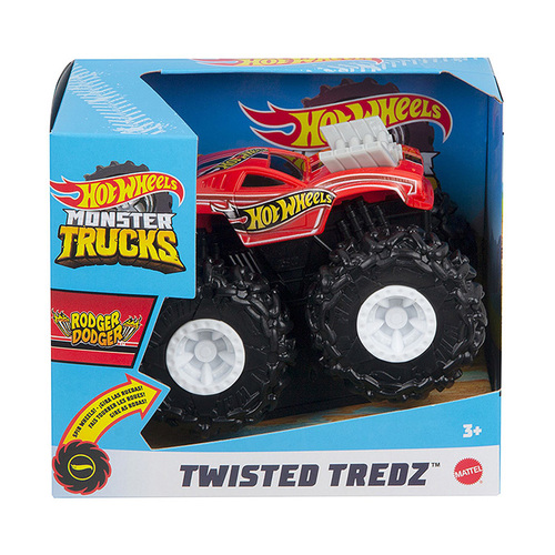 Hot Wheels Monster Trucks Twisted Tredz Rodger Dodger 1:43