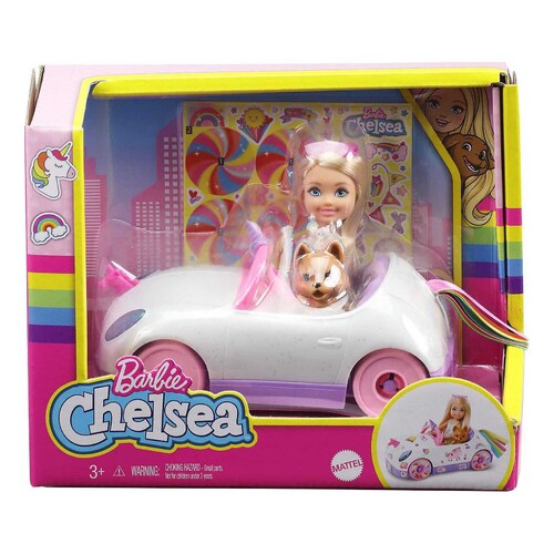 Barbie Chelsea Doll & Unicorn Car
