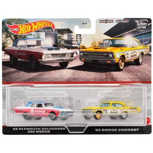 Hot Wheels Car Culture '63 Plymouth Belvedere / '65 Dodge Coronet 2pk