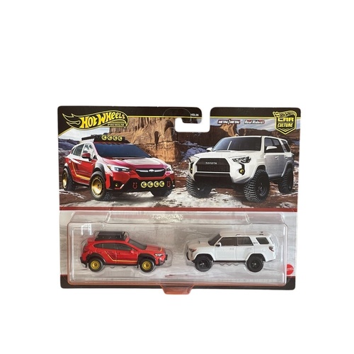 Hot Wheels Premium Twin Pack - Subaru Crosstrek & 2018 Toyota 4Runner