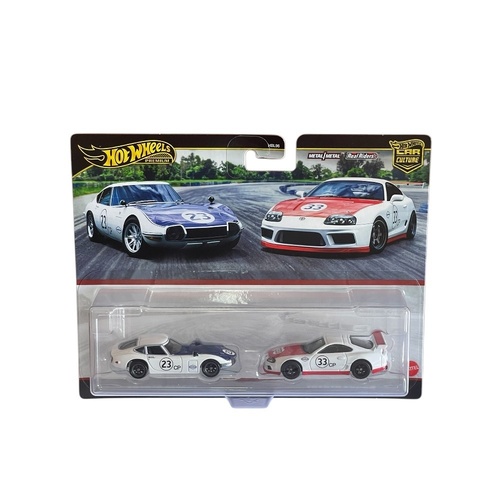Hot Wheels Premium Twin Pack - Toyota 2000GT & Toyota Supra
