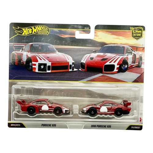 Hot Wheels Premium Car Culture 2 Pack Porsche 935 / 2018 Porsche 935