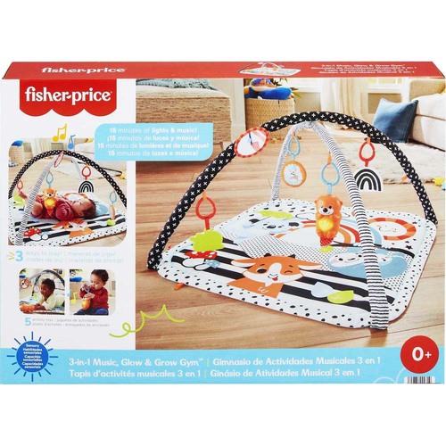 Fisher-Price 3-in-1 Music Glow & Grow Gym