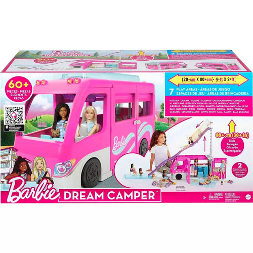 Barbie Dream Camper Toy Playset With Pool