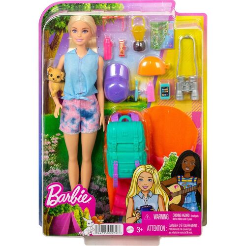 Barbie It Takes Two “Malibu” Camping Doll With Puppy